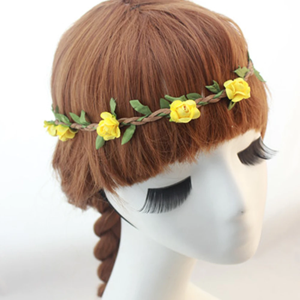 5 шт./лот красивое невесты оголовье с цветком в богемном стиле женская голова