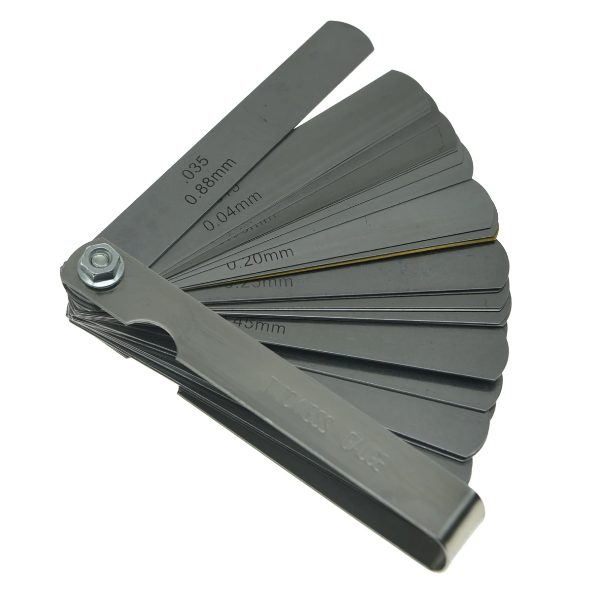 KAISH Laser 2481 32 лезвия Master steel Feeler Gauge двойной маркированный метрический и