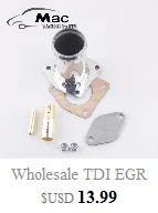 EGR комплект для удаления Заглушки для vw SKODA Octavia AUDI 2,0 TDI BVF BVG BLB 03G131501B egr1122