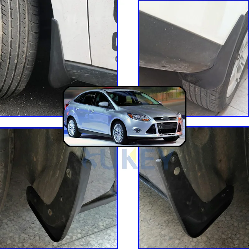 Брызговики передние и задние для Ford Focus 3 MK3 4Dr седана 2011-2016 2015 2014 2013 2012 | Автомобили