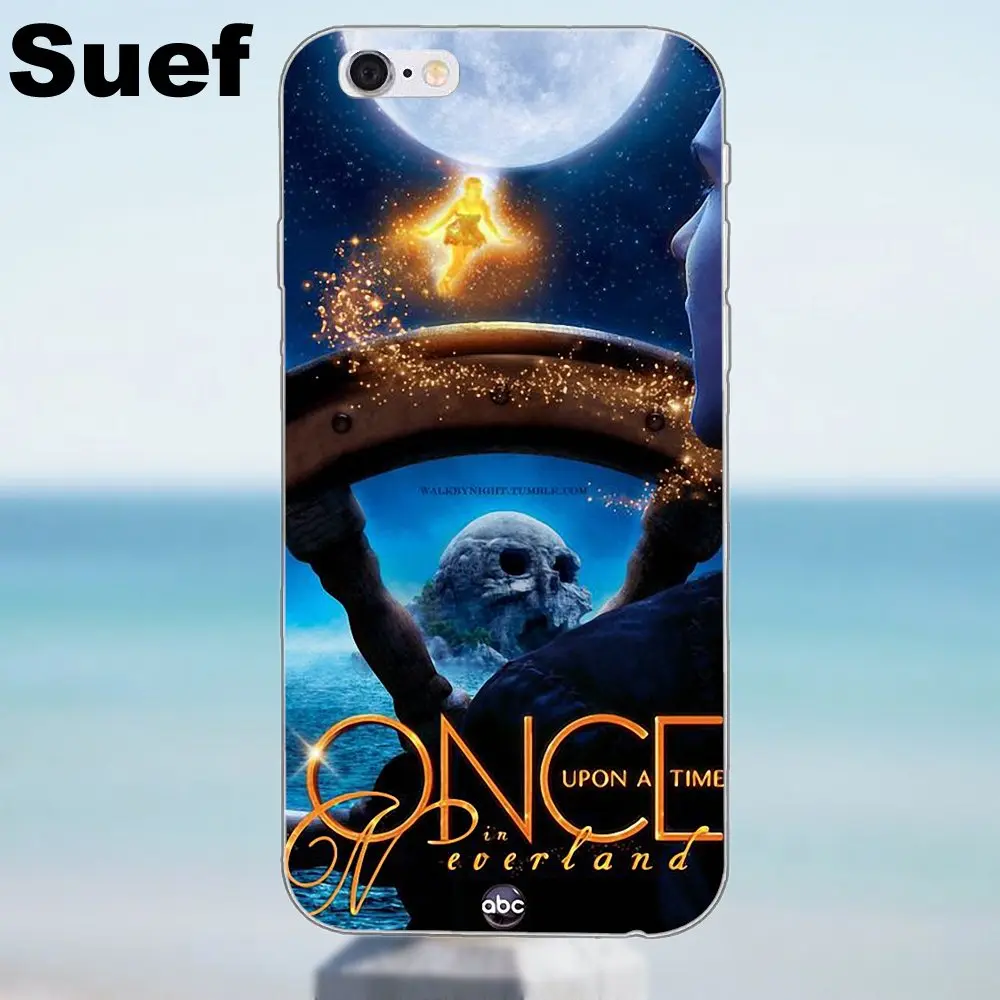 Suef для iPhone 4 4S 5 5S 5C SE 6 6S 7 8 Plus X Galaxy J1 J3 J5 J7 A3 A5 2016 2017 TPU печать Питер Пэн один раз|for