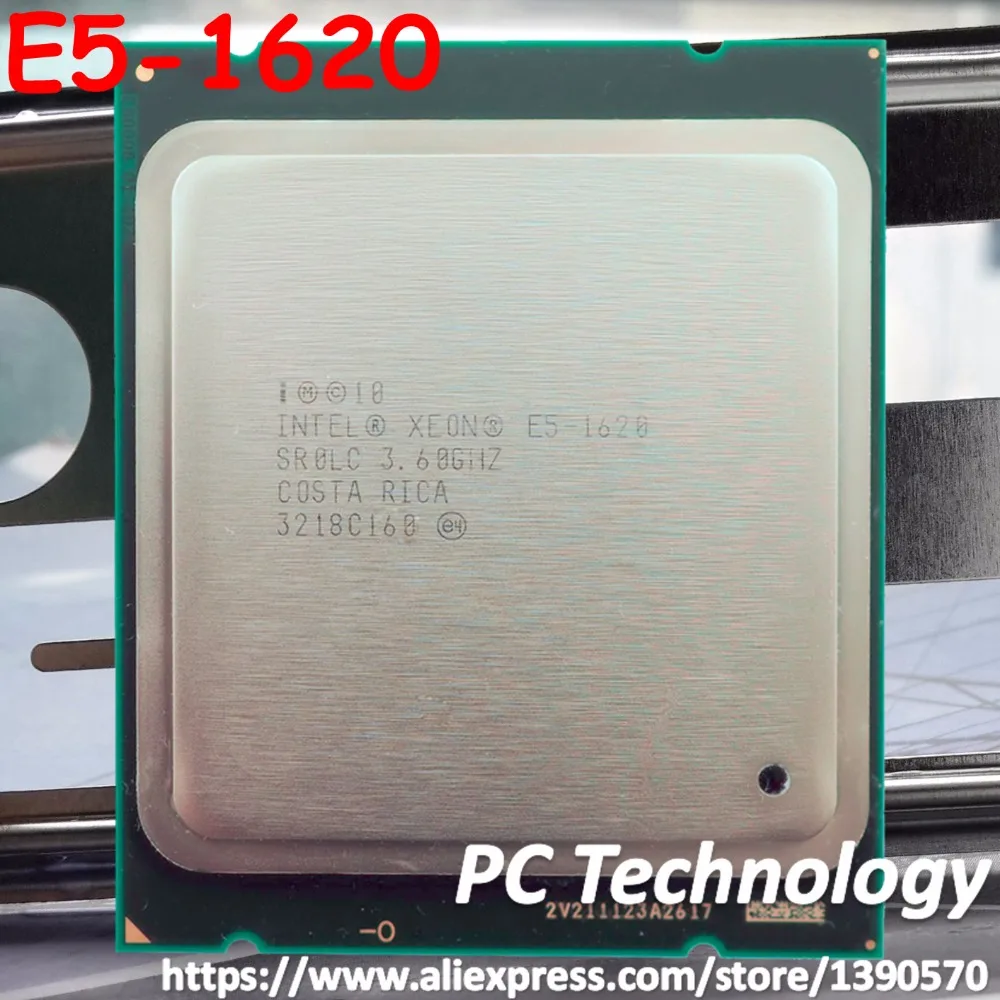 Оригинальный процессор Intel Xeon E5 1620 3 60 ГГц четырехъядерный 10M LGA2011 SROLC Бесплатная