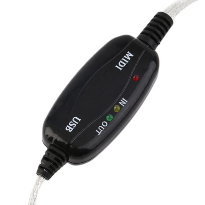 Новинка 2017 usb кабель MIDI интерфейс конвертер ПК в музыкальную клавиатуру шнур