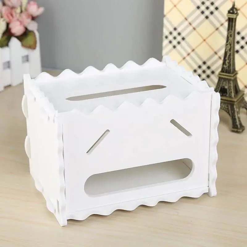 PVC Creative Tissue Box Holder Living Room Kitchen Paper Towel Storage Cartoon Clamshell Napkin Holders Drawer Boxes | Дом и сад