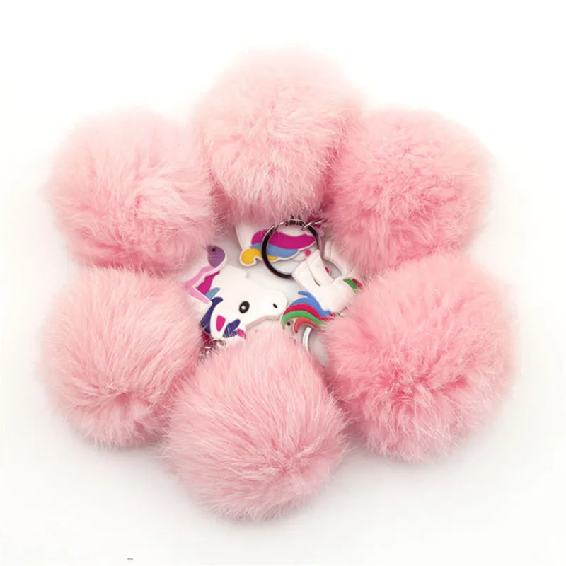 Единорог партия 1 шт Плюшевый единорог брелок День рождения украшения дети