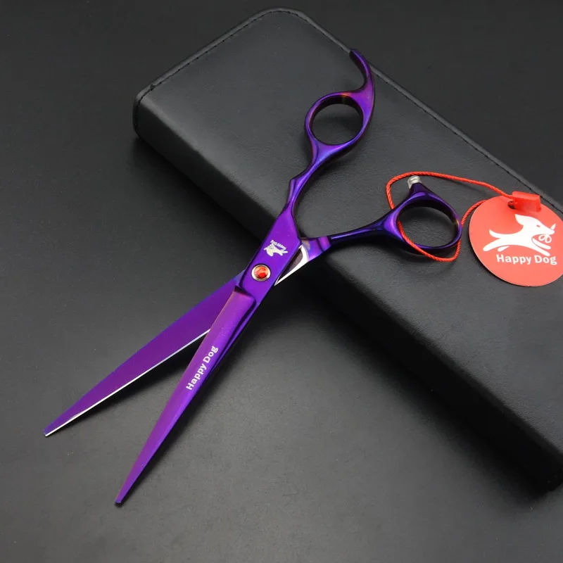 7-дюймовые профессиональные ножницы для груминга домашних животных прямые