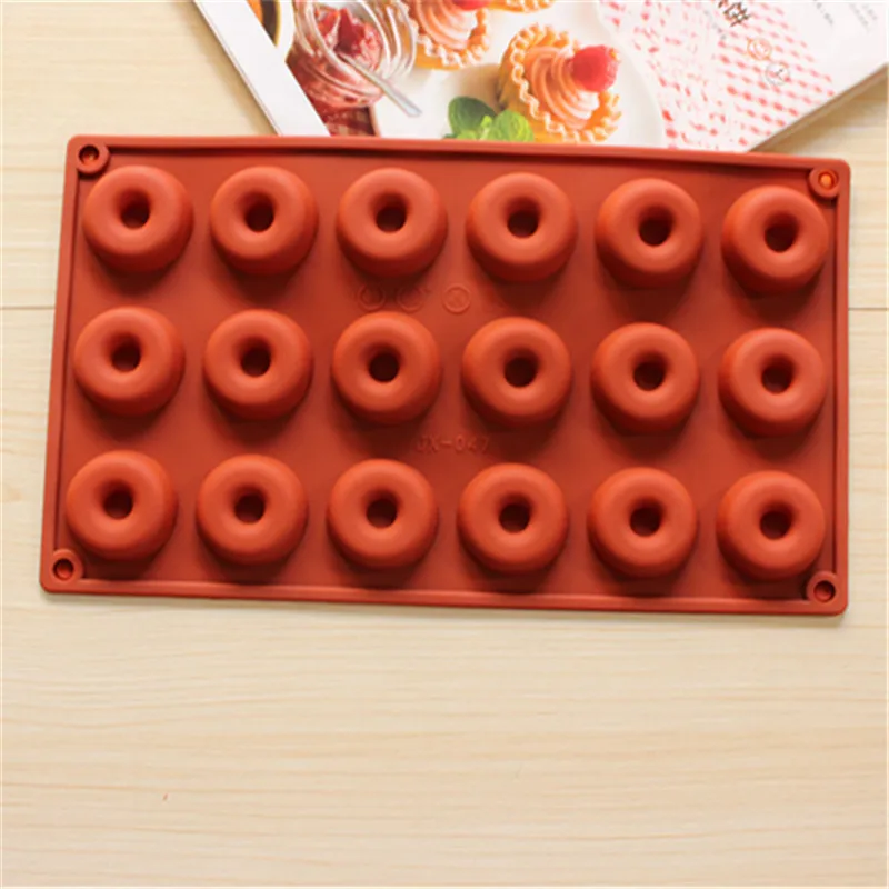 Силиконовая форма сделай сам мини пончик торт силикона выпечки Инструмент