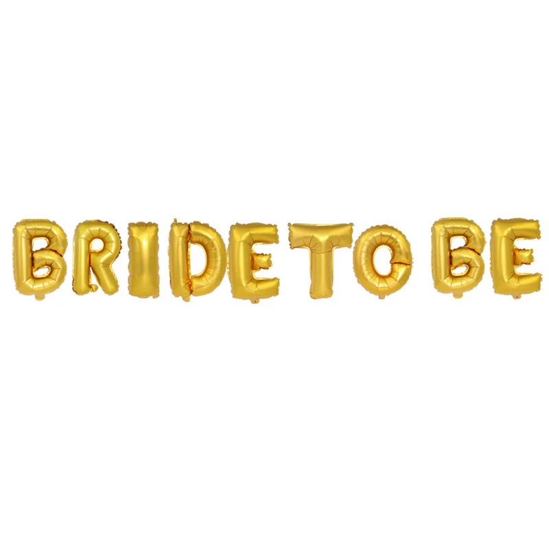 16 дюймовые буквы BRIDE TO BE свадебные украшения ремесла мальчивечерние декоративные