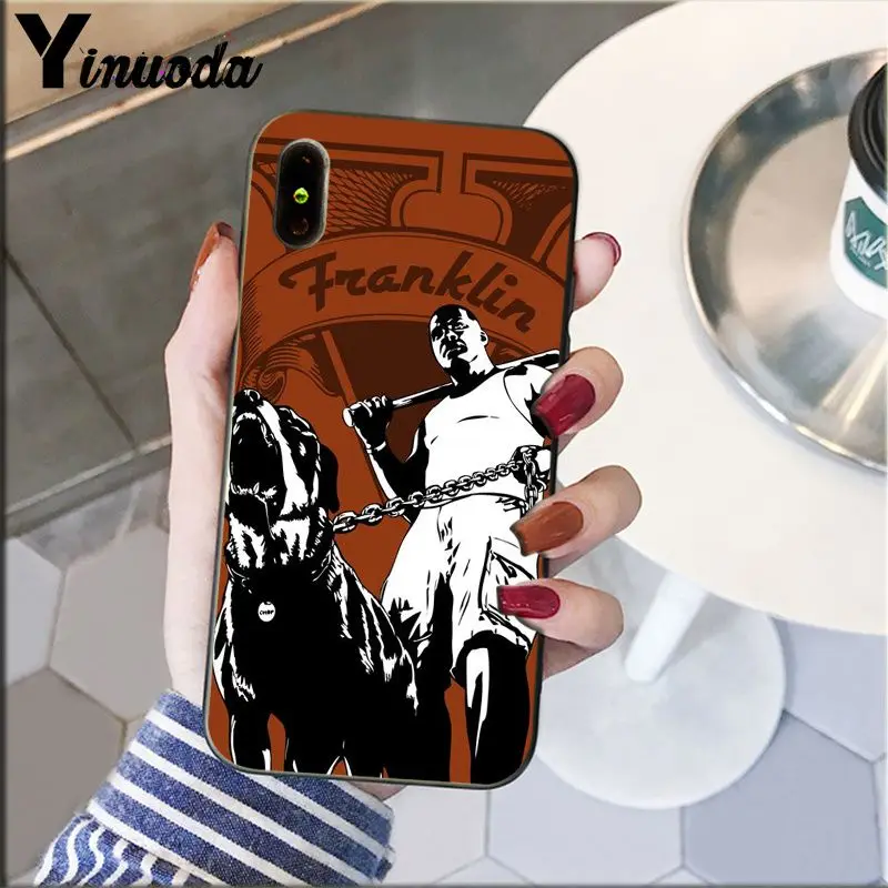A14 Yinuoda rockstar gta 5 Grand Theft Мягкий силиконовый чехол для телефона из ТПУ для iPhone 8 7 6 6S Plus 5 5S SE XR X XS MAX Coque Shell - Цвет: A14