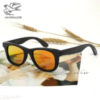 2018 black bamboo sunglasses polarized fashion vintage sunglasses women uv400 sunglasses men sun glasses for men