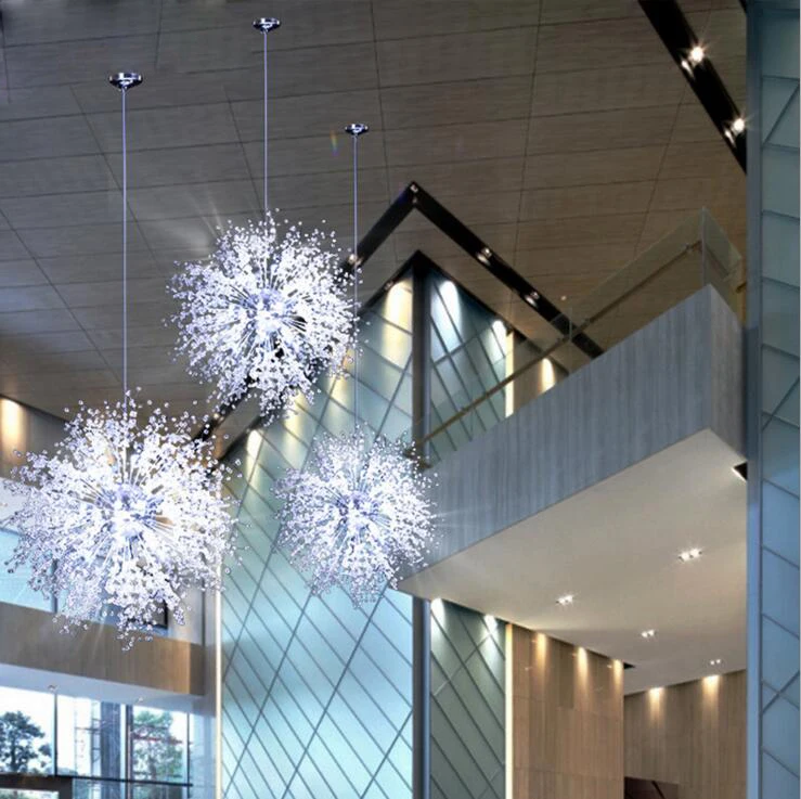 Современная Минималистичная люстра в форме одуванчика гостиной спальни магазин