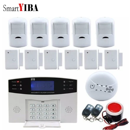SmartYIBA беспроводной проводной GSM SMS домашней безопасности охранная сигнализация