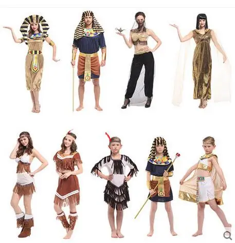 Hot Child Adult Native Indians Princess Dress Cosplay Costume Soldiers Fancy Birthday Party Halloween Egyptian | Тематическая