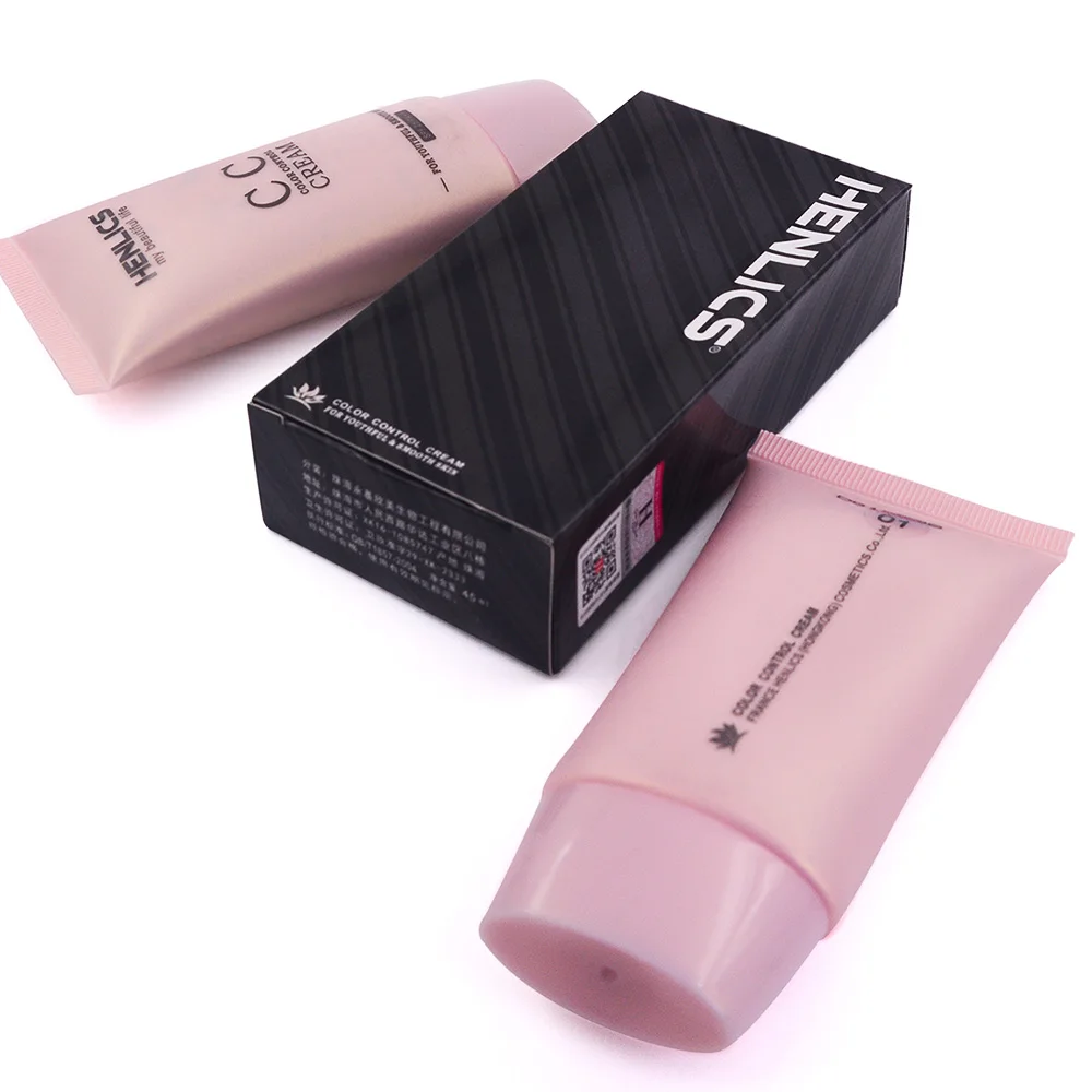 HENLICS CC крем для лица SPF 25+ корейский косметический увлажняющий макияж контроль масла консилер отделка BB база макияж