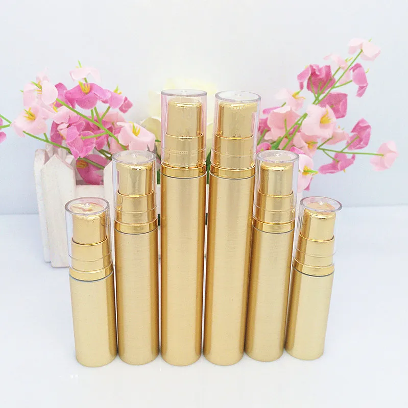 

10pcs Airless 5ml 10ml 15ml 20ml Empty Vacuum Pump Toilet Vessel Cosmetic Bottle Mini Lotion Bottle Perfume Spray Bottle