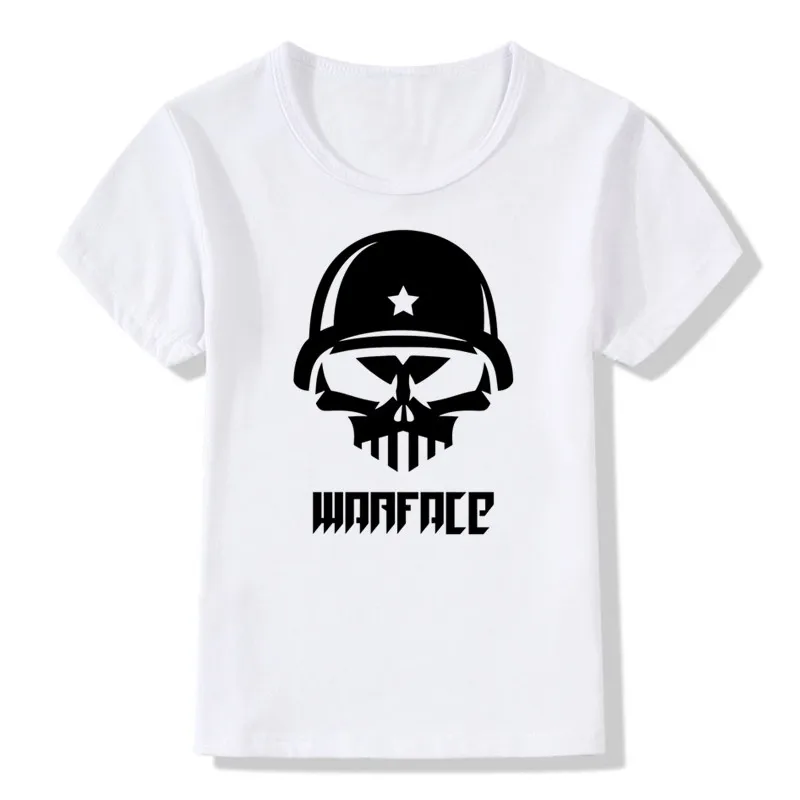 Детские топы футболки футболка с принтом R battale фронты Warface для мальчиков и