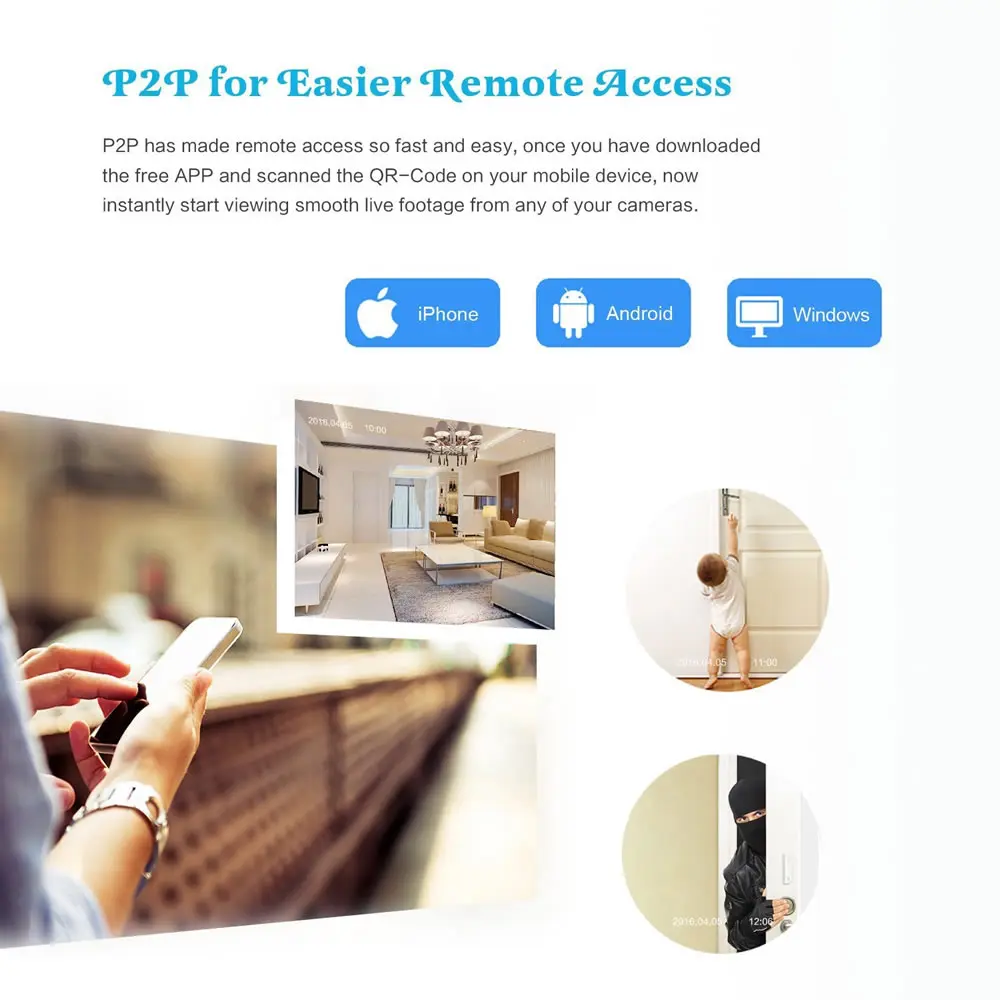 4ch DVR комплект CCTV камера системы открытый AHD 1080 P 720 ИК светодио дный ночное видение