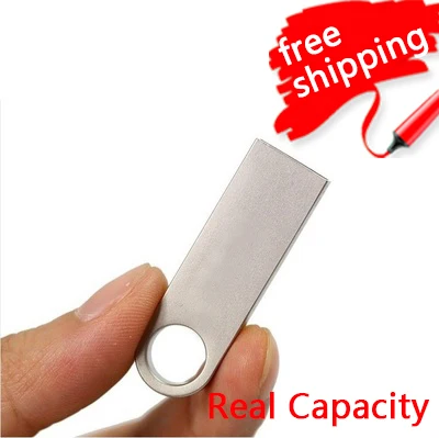 

Mini Usb Flash Drive 1TB 2TB Top Quality Waterproof Metal Silver Pendrive Keyring Pen Drive 64GB 32GB 16GB 8GB 128GB 2.0 Gifts