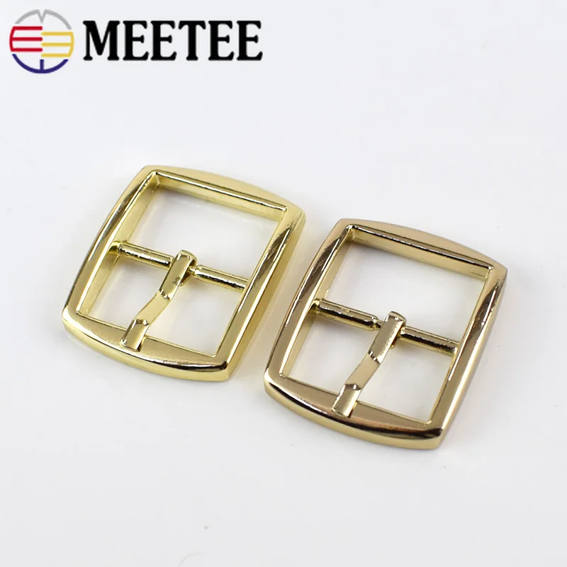 Meetee 5 шт. 20 мм металлическая пряжка DIY плечевой ремень Регулировка три скользящая