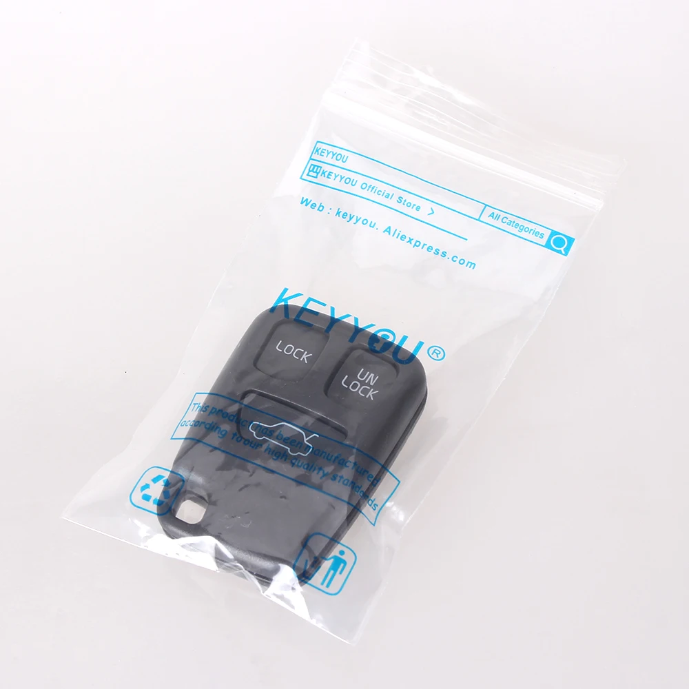 Dandkey новая Замена 3/4 3 + 1 кнопки для Volvo S40 S60 S70 S80 S90 V40 V70 V90 XC70 XC90 Чехол автомобильного