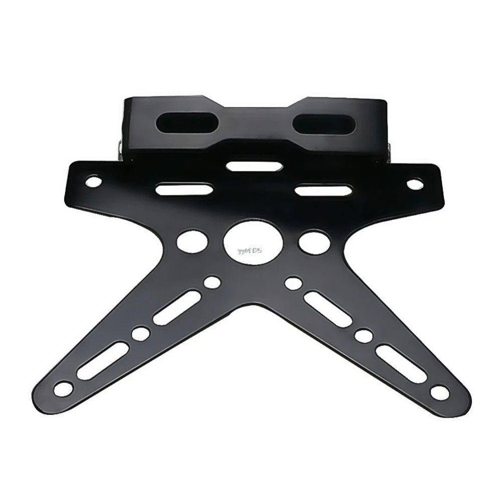 

New Black Motorcycle Adjustable License Plate Holder Mount Tail Rear Bracket 1Pc wholesale G6KC