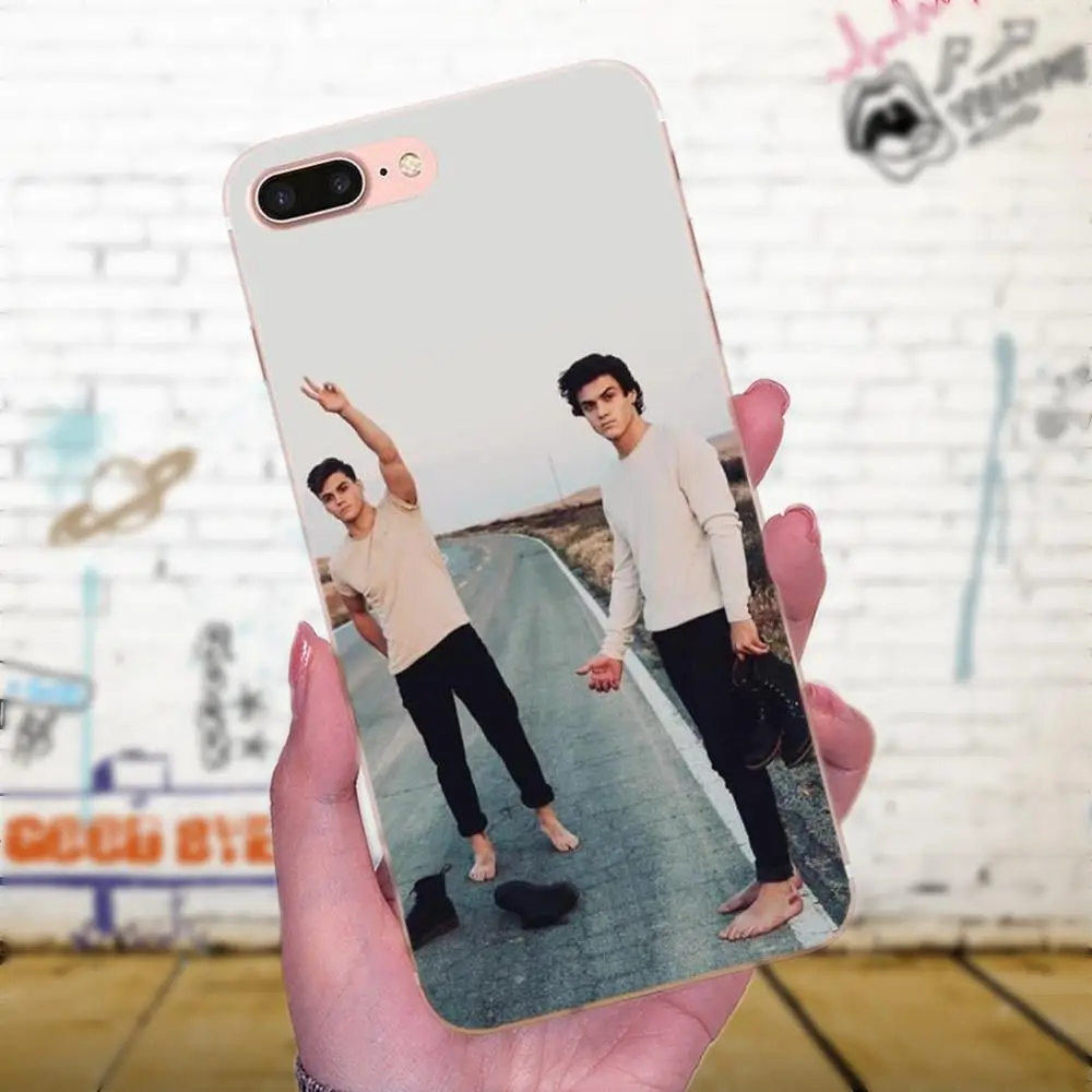 Dolan Twins Grayson Ethan Colorful Soft Custom Design For Galaxy J1 J2 J3 J330 J4 J5 J6 J7 J730 J8 2015 2016 2017 2018 mini Pro | Мобильные