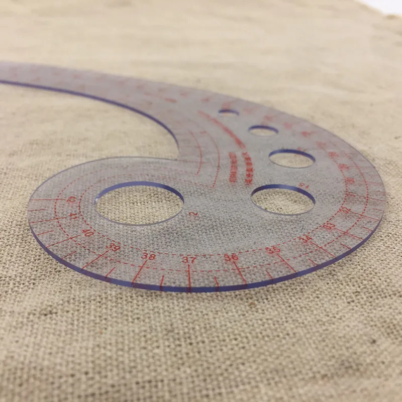 Швейные инструменты из мягкого пластика Форма запятой кривая линейка