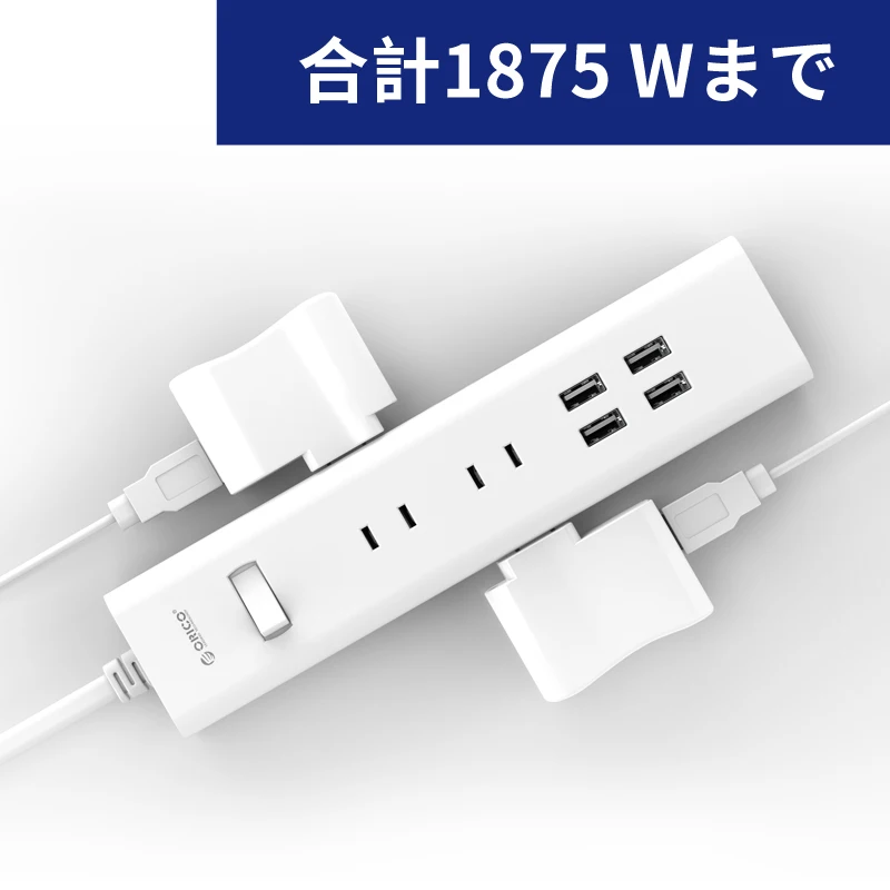 ORICO блок питания дизайн для Японии 6 AC розетки 4 USB порта Защита от перенапряжения
