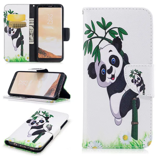 Чехол для Fundas samsung Galaxy S8 S9 S10 Plus S10E чехол кожаный бумажник флип чехол для телефона s для samsung Galaxy S9 S8 Plus чехол - Цвет: 18