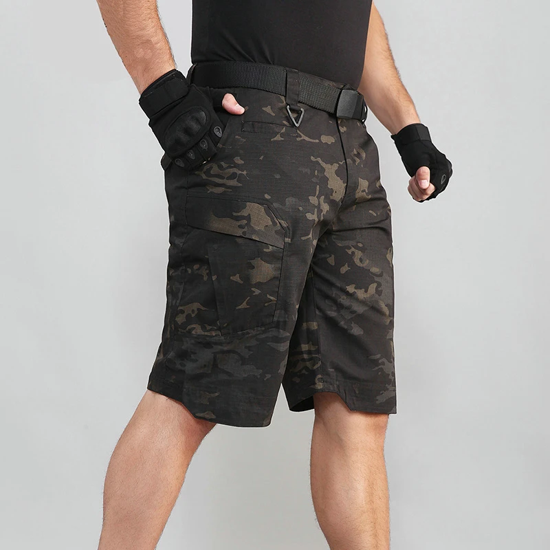 

Military Camouflage Men's Tactical Shorts Summer Male High Quality Multiple Pockets Combat Shorts Men Casual Tooling Shorts BJ56