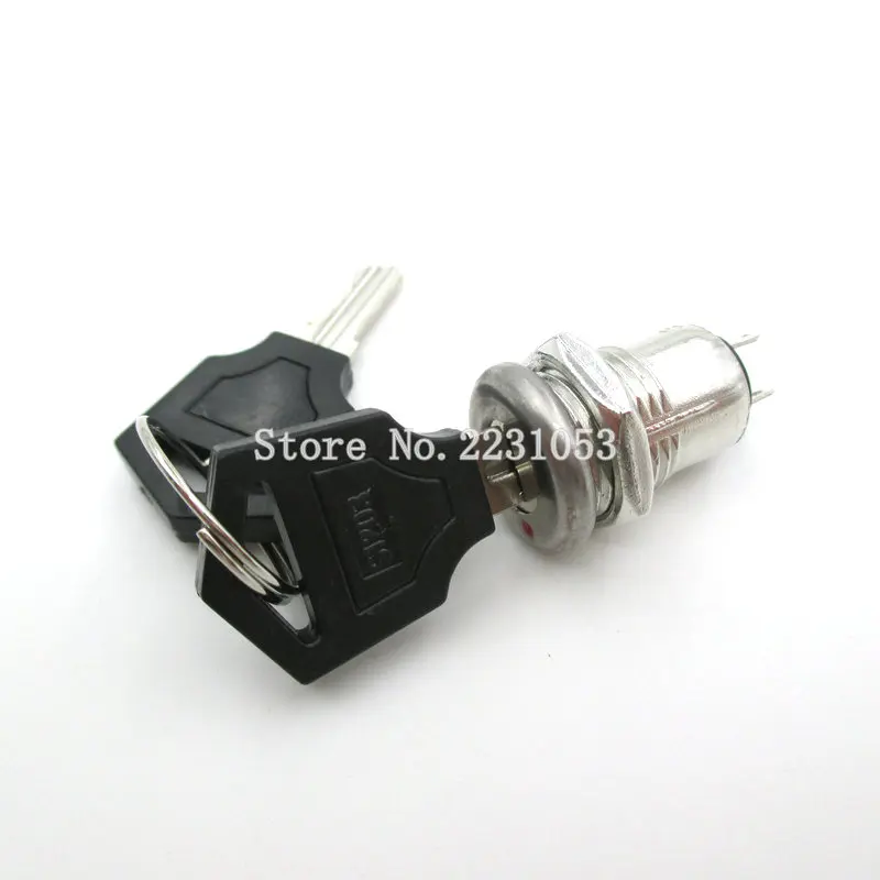 Key Switch ON/OFF Lock S1203 Electronic with Keys 12MM | Обустройство дома
