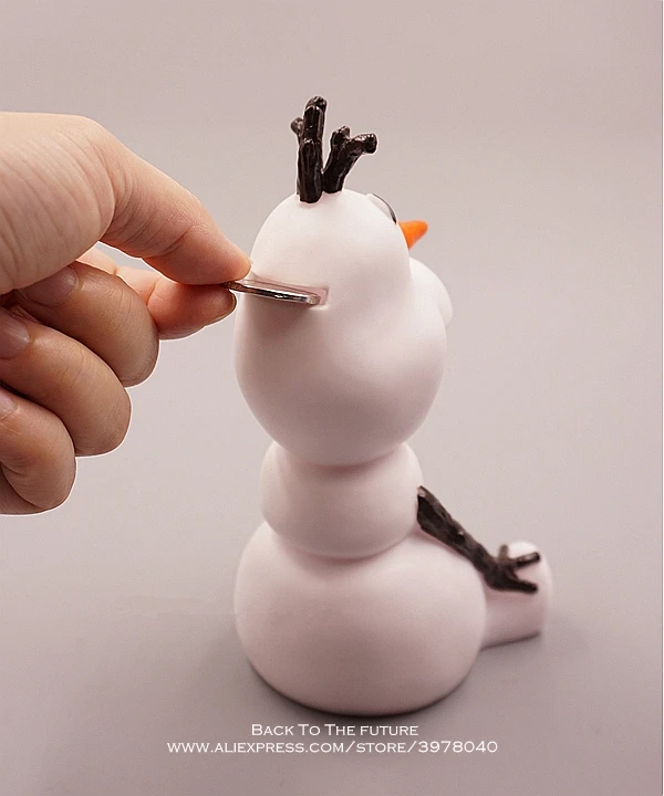 Disney Frozen снеговик Олаф 16 см Копилка фигурку осанка коллекция украшений аниме