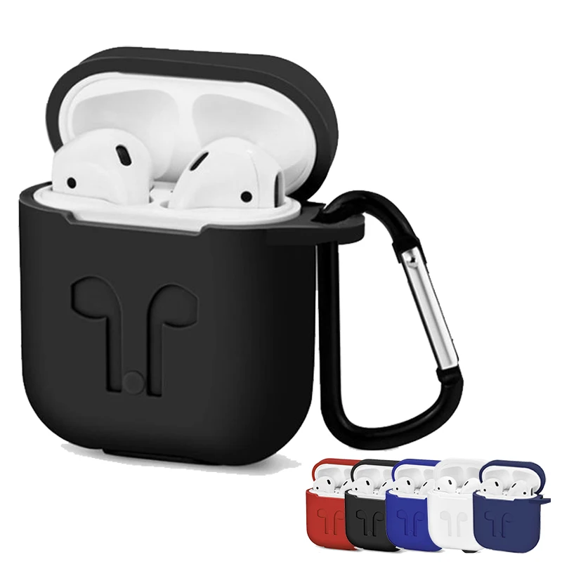 

Водонепроницаемый чехол для AirPods, мягкий силиконовый противоударный чехол для наушников, iPhone 7 и 8, аксессуары