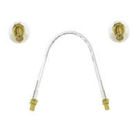 brand new 1pc sma female nut to sma female nut pigtail cable adapter plug 153050100cm low loss high quality