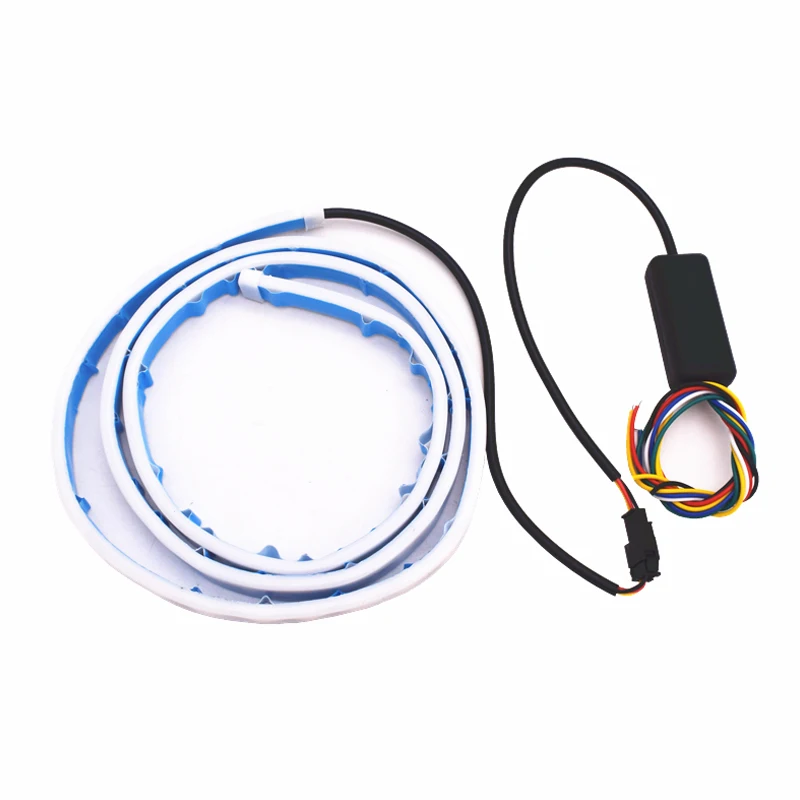 RGB цветная светодиодная лента для багажника Автомобильный багажник динамические