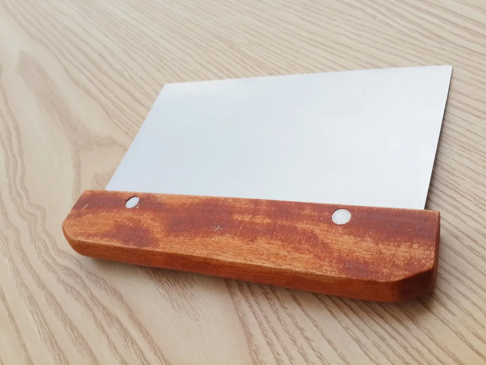 Кондитерский скребок и резак Нержавеющая сталь для теста пиццы измельчитель