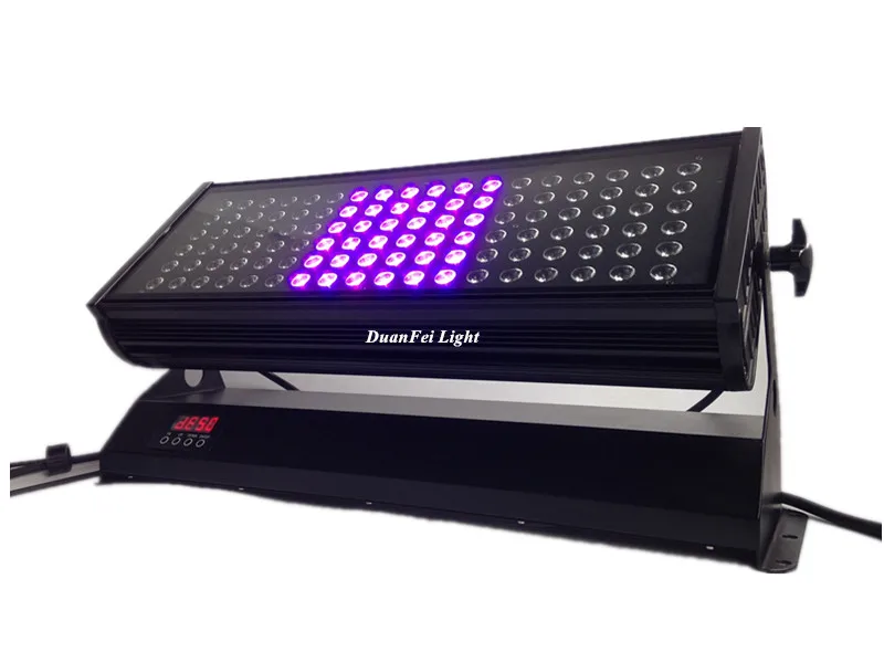 4 шт. водонепроницаемый rgb светодиодный настенный светильник dmx городской цвет 108*3