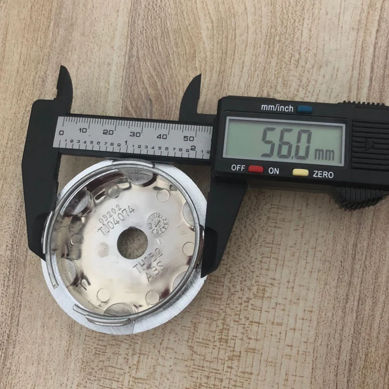 Хромированная 4 шт./компл. Автомобильная эмблема накладки на бейдж 65 мм колпачки