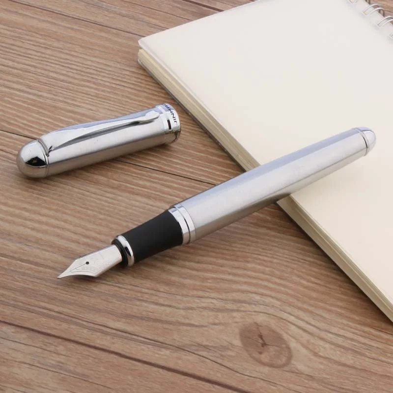 

Jinhao X750 Steel color Chessboard Medium Nib Fountain Pen