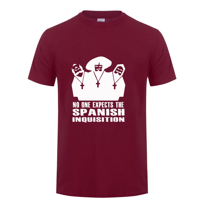 Футболка с коротким рукавом Nobody needs The Spanish Inquisition хлопковая футболка для мужчин и