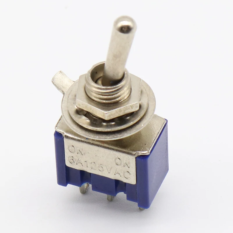 Акция! 5 шт. AC ON-ON SPDT 2 позиционный запирающий переключатель 6A 125V | Обустройство