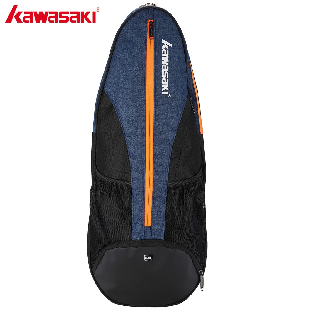 Kawasaki большая Ракетка бадминтон сумка многослойная размещение Теннисная ракетка лавсан Наплечная синяя сумка Honor серия KBB-8302