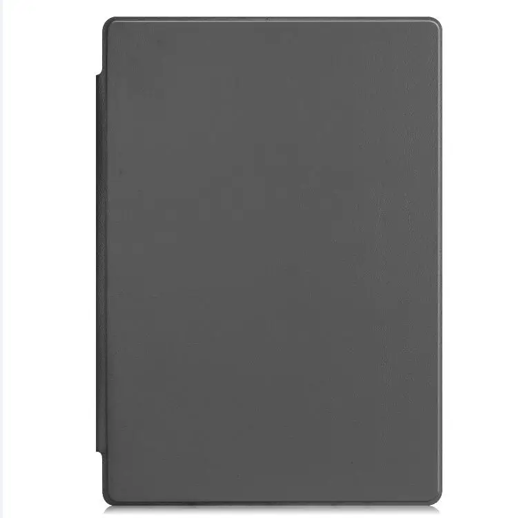 Серый Чехол для microsoft Surface Pro 4 5 6 Wake Sleep Flip PU кожаный чехол Surface Pro 4 5 6 Передняя Поддержка чехол для мобильного телефона+ стилус - Цвет: Серый