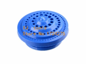 Чехол для хранения сверл, подставка круглой формы, жесткий пластиковый органайзер, 100 шт.