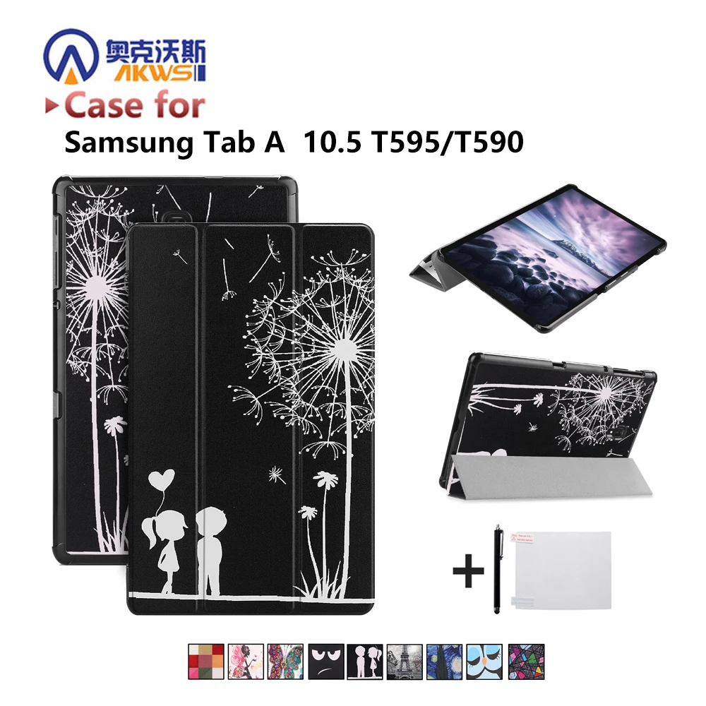 Чехол с откидной крышкой для 2018 samsung Galaxy Tab A SM T590 T595 планшет защитный dkin A2 10 5
