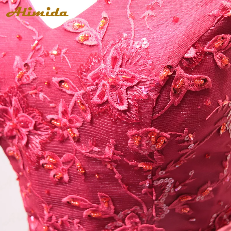 ALIMIDA длинное вечернее платье 2020 с аппликацией платья для выпускного вечера