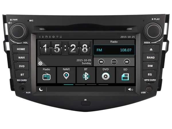 Автомобильный Gps Dvd стерео плеер радио для Toyota Rav4 Rav 2008 2012 навигация Bluetooth HD