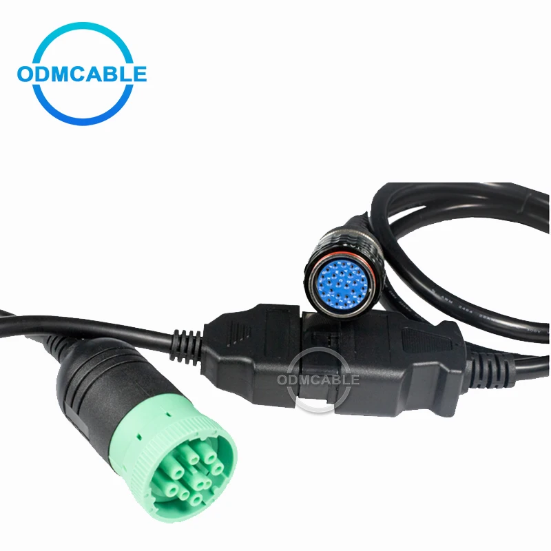 OBD II с 9-контактным диагностическим кабелем vocom 16-контактный диагностический
