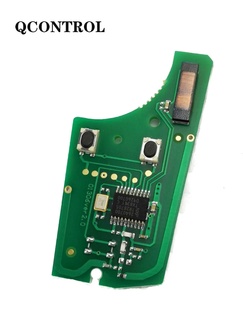 QCONTROL автомобиль дистанционного ключа PCB G1-AM433TX подходит для Opel/Vauxhall Corsa D 2007-2012, Meriva B 2010-2013