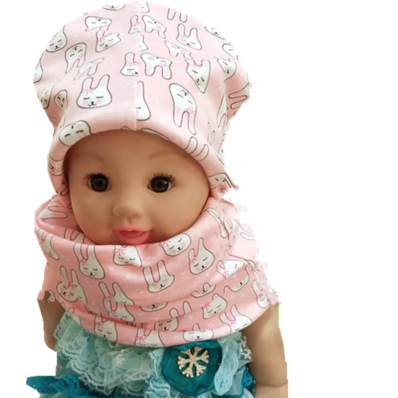 Весенне осенняя хлопковая одежда для малышей с изображением сердца кота шапка